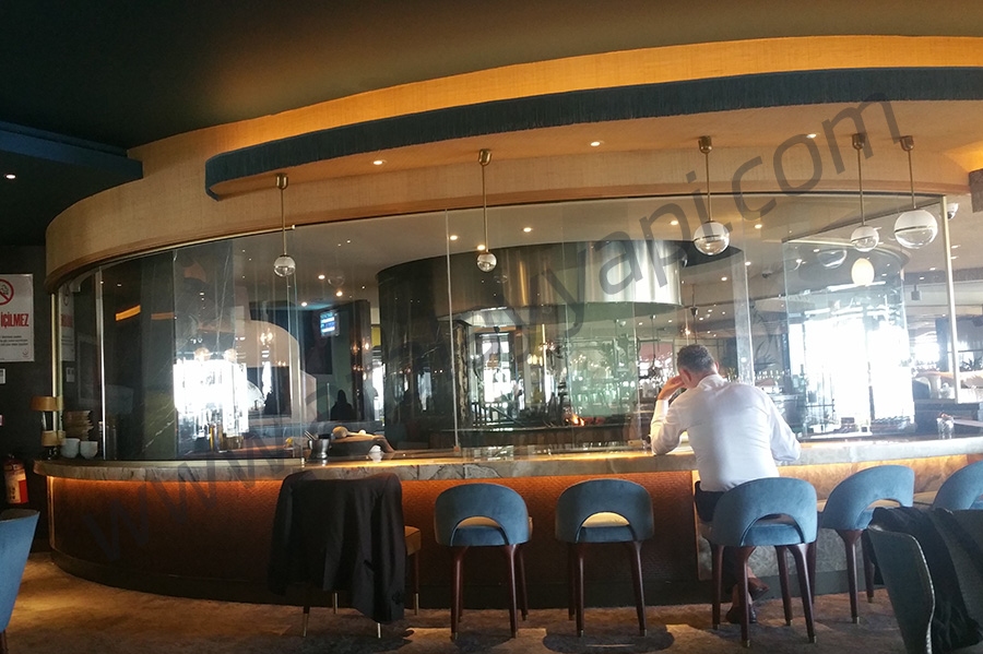 Ulus 29 Resteurant Hareketli Akustik Bölme Üretimi