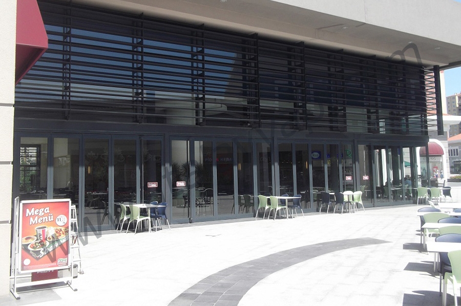 Arena Park Avm Isı Yalıtımlı Kayar Toplanır Üretimi