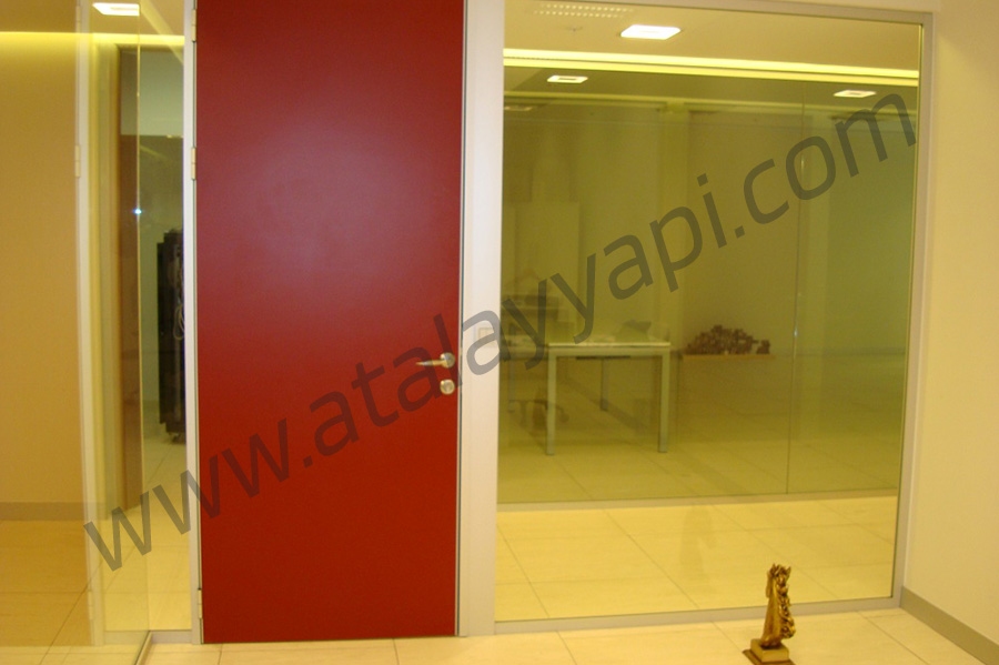 Nart Sigorta Tek Camlı Ofis Bölme Üretimi