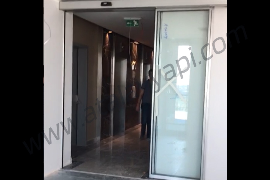 Halk Bankası Telekopik Kayar Kapılar Üretimi