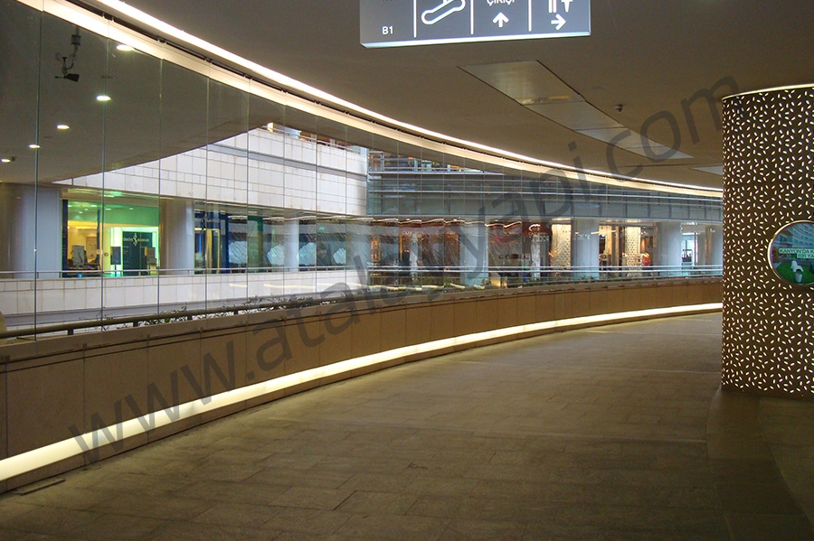 Kanyon Avm Cam Cama Kayar Toplanır Üretimi