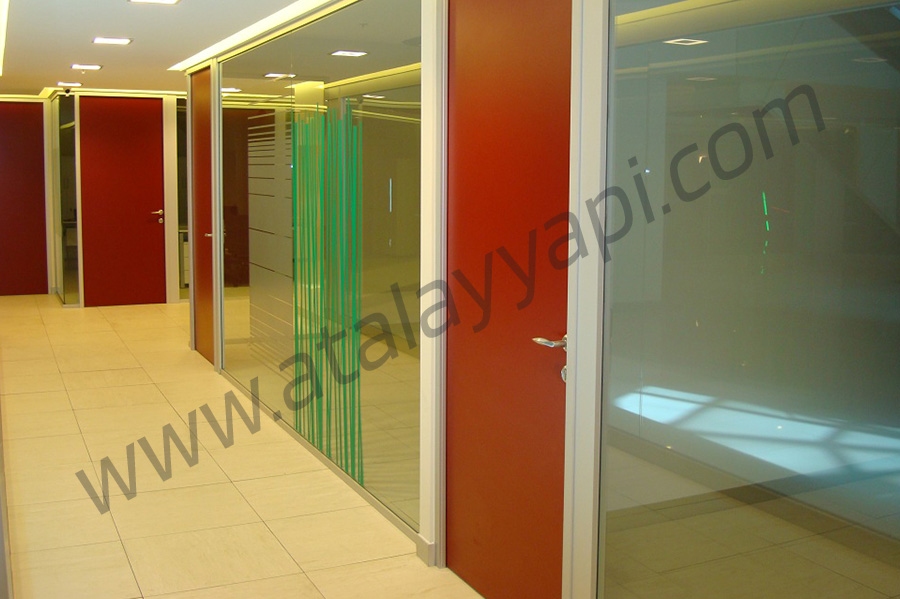 Nart Sigorta Tek Camlı Ofis Bölme Üretimi
