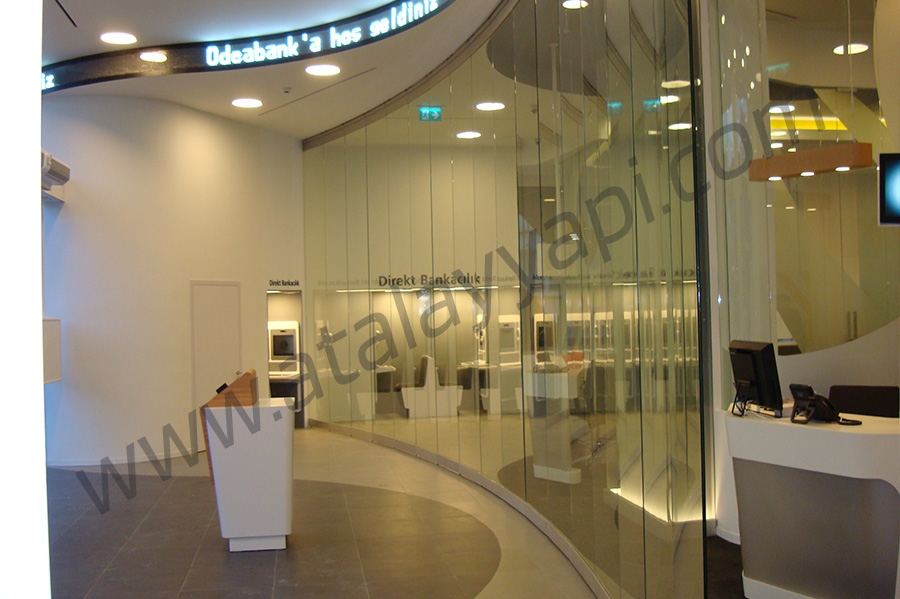 Odea Bank Cam Cama Kayar Toplanır Üretimi