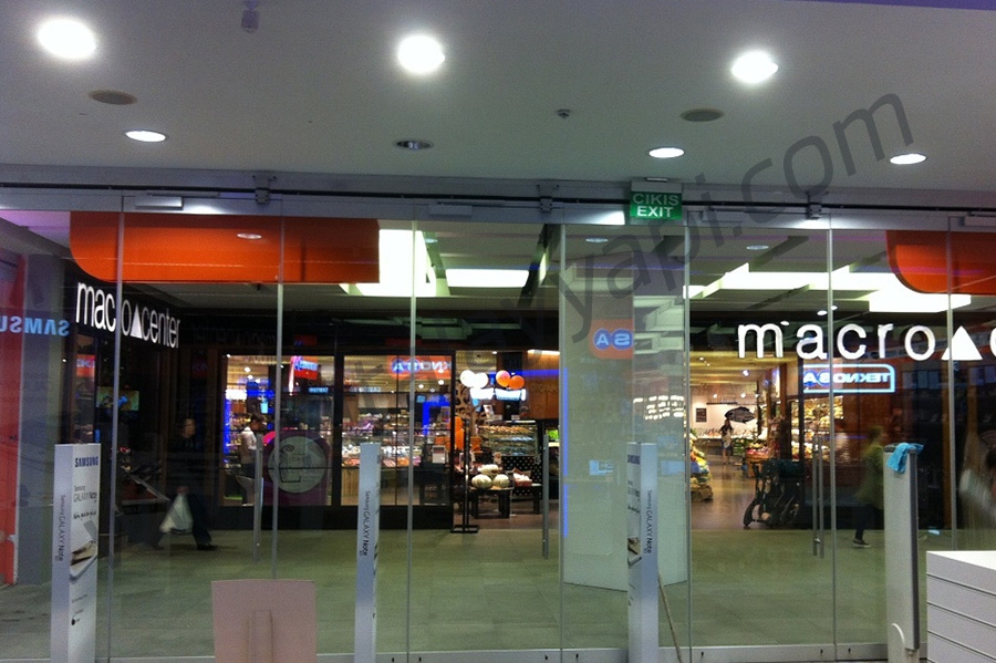 Teknosa Cam Cama Kayar Toplanır Üretimi