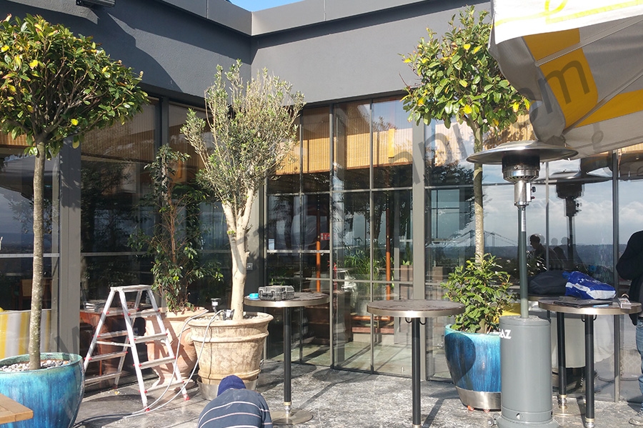 Ulus 29 Resteurant Hareketli Akustik Bölme Üretimi